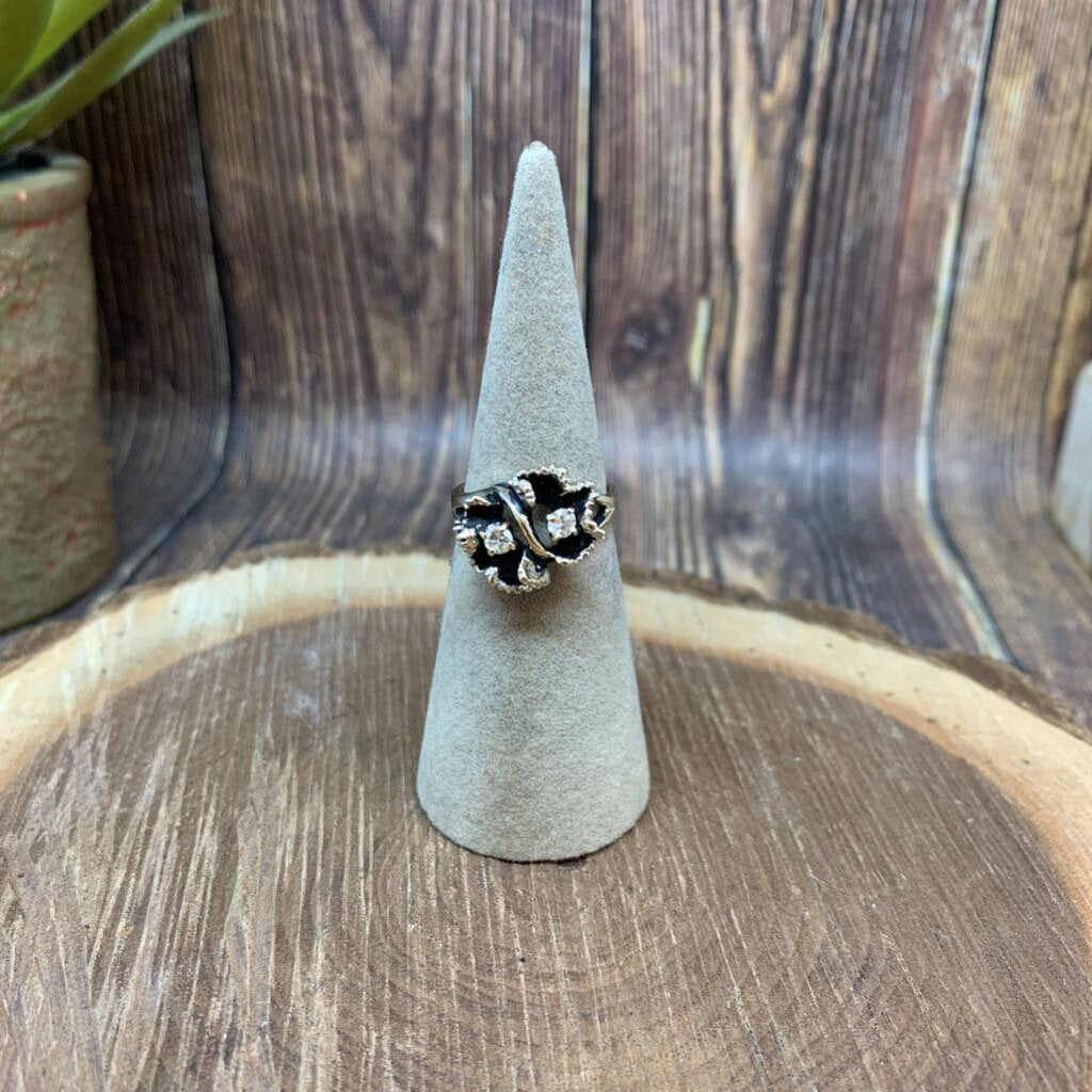 Amanda's Exchange Consignment, 14K WG & CZ Ring