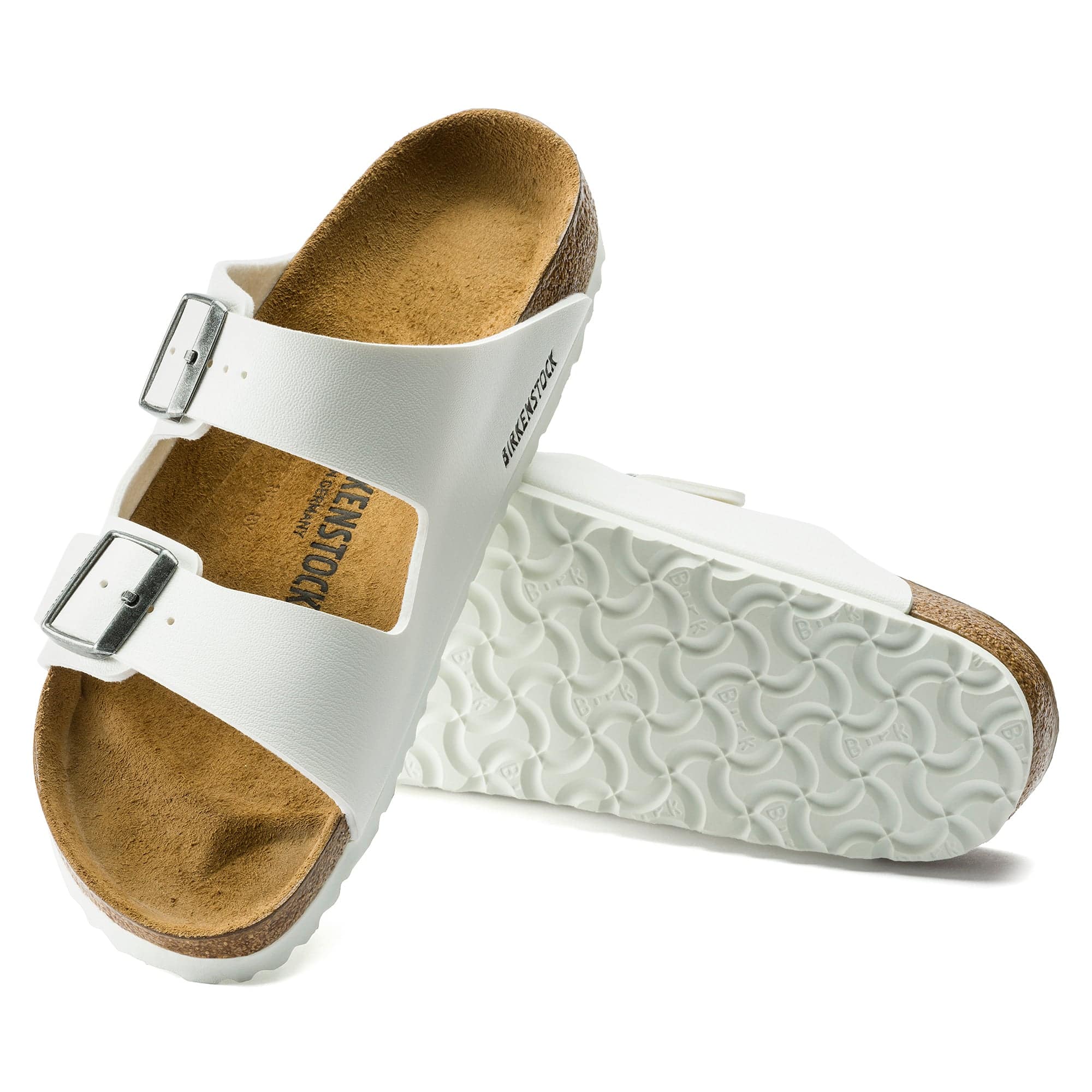 Birkenstock, Arizona Birko-Flor - White