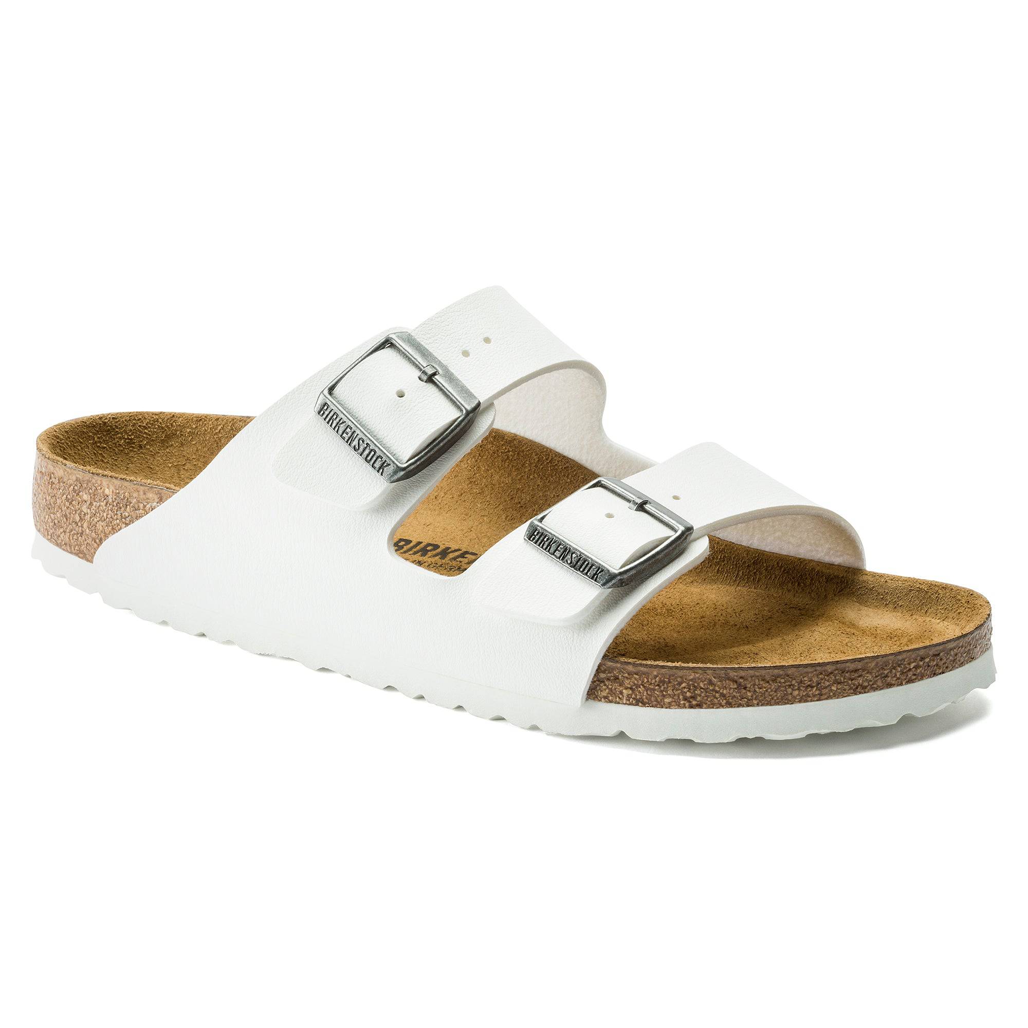 Birkenstock, Arizona Birko-Flor - White