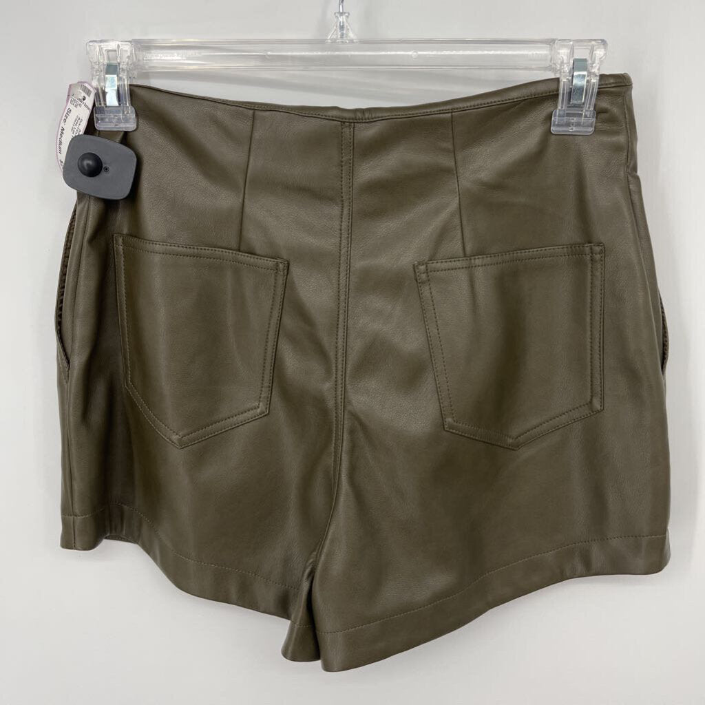 Avec Les Filles, Avec Les Filles Faux Leather Shorts