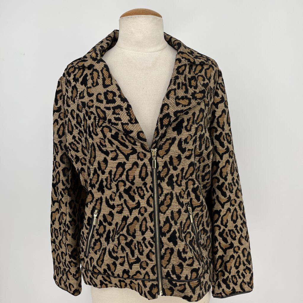 Chicos, Chicos Animal Print Jacket