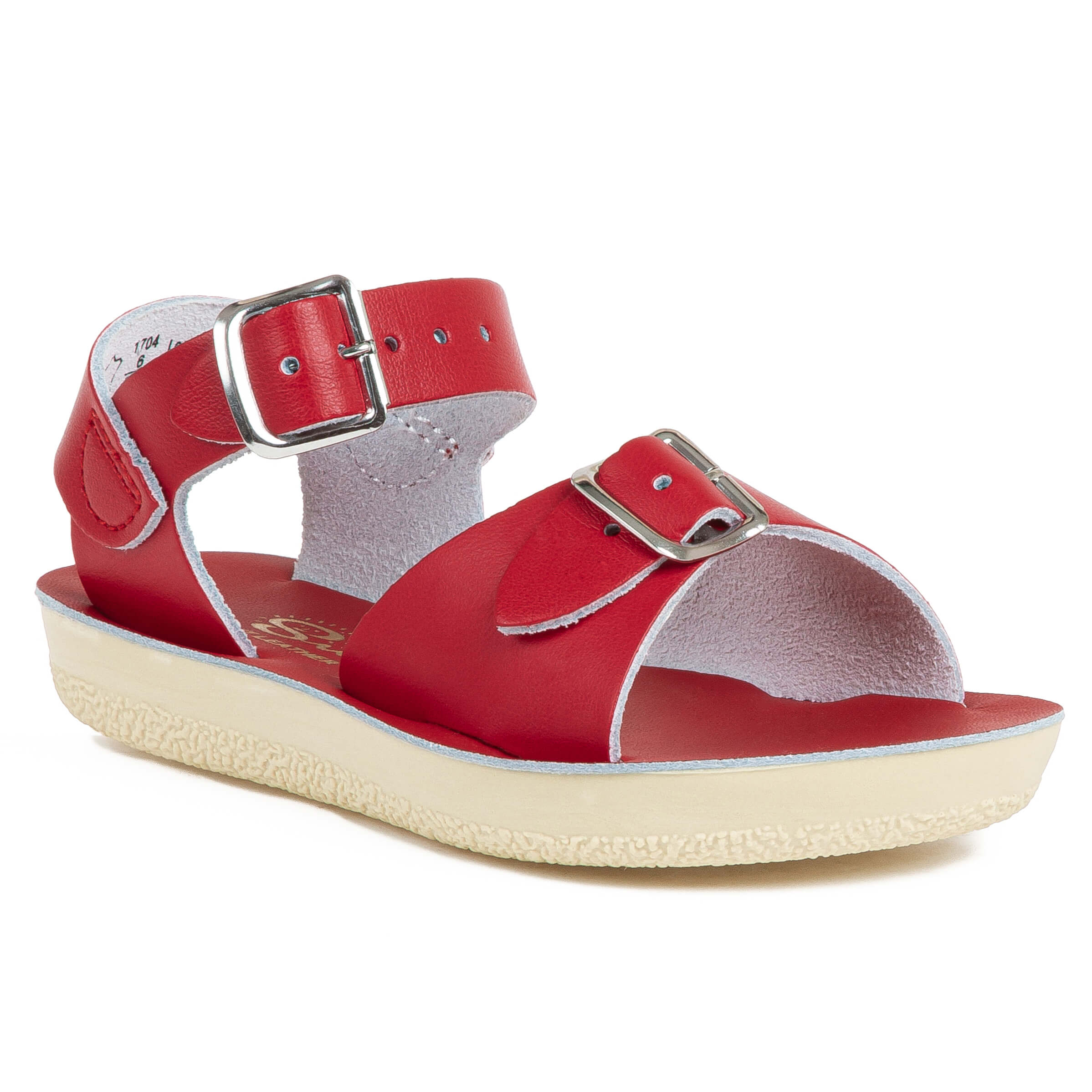 Salt-water, Childs Surfer Sandal - Red