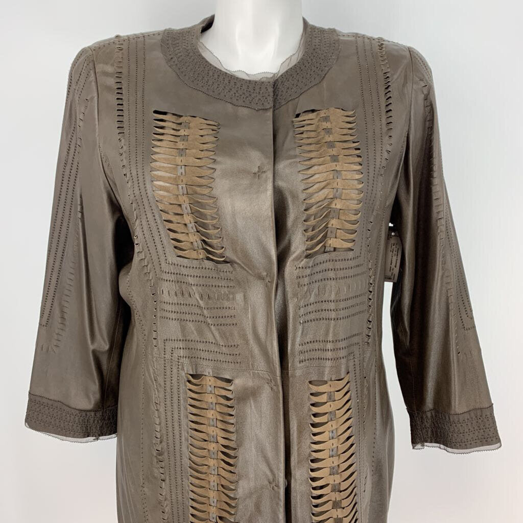 Elie Tahari, Elie Tahari L/s Leather Jacket