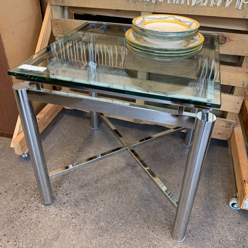 Pier 1, Glass Top End Table