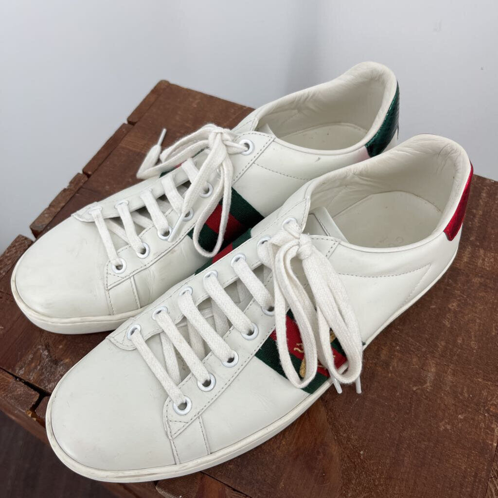 Gucci, Gucci Leather Bee Sneakers