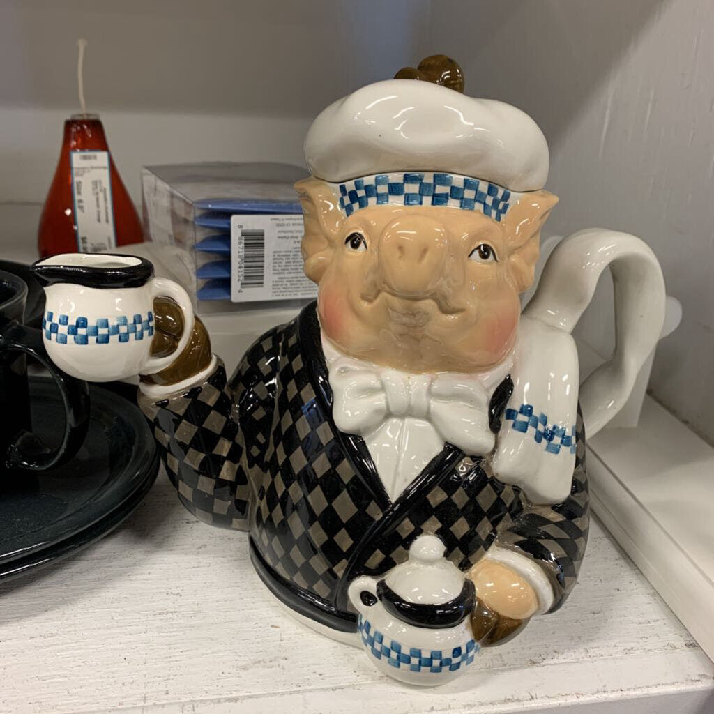 Dept 56, Jam-Bon Pig Pitcher AS IS