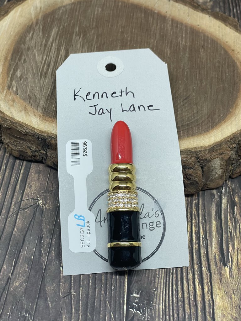 Kenneth Jay Lane, Kenneth Jay Lane Lipstick Brooch