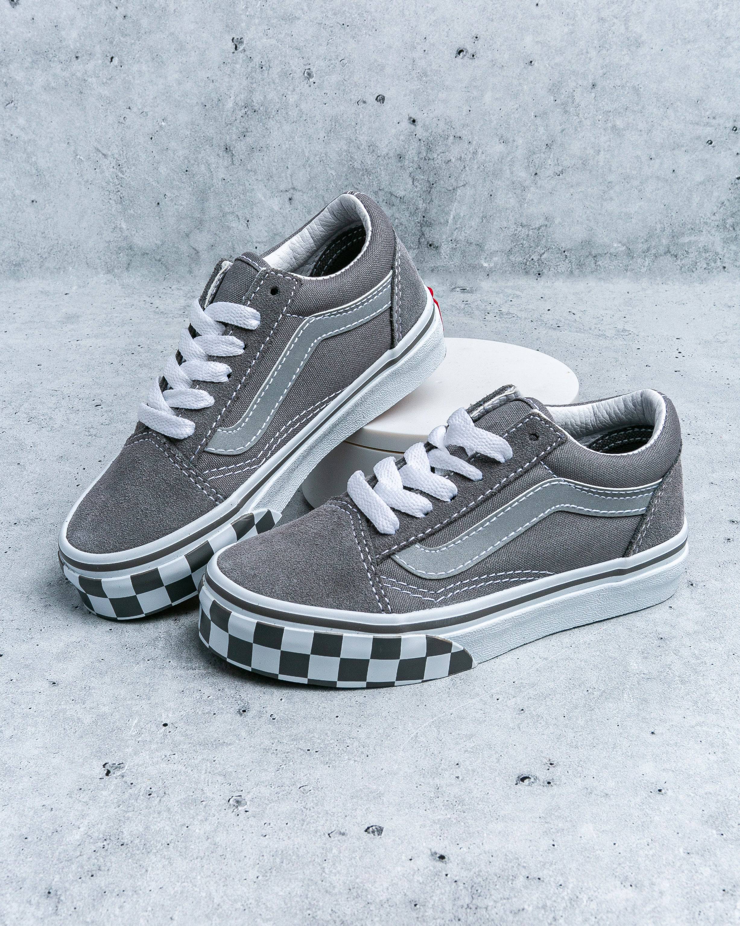 Vans, Kids Old Skool Chex - Grey