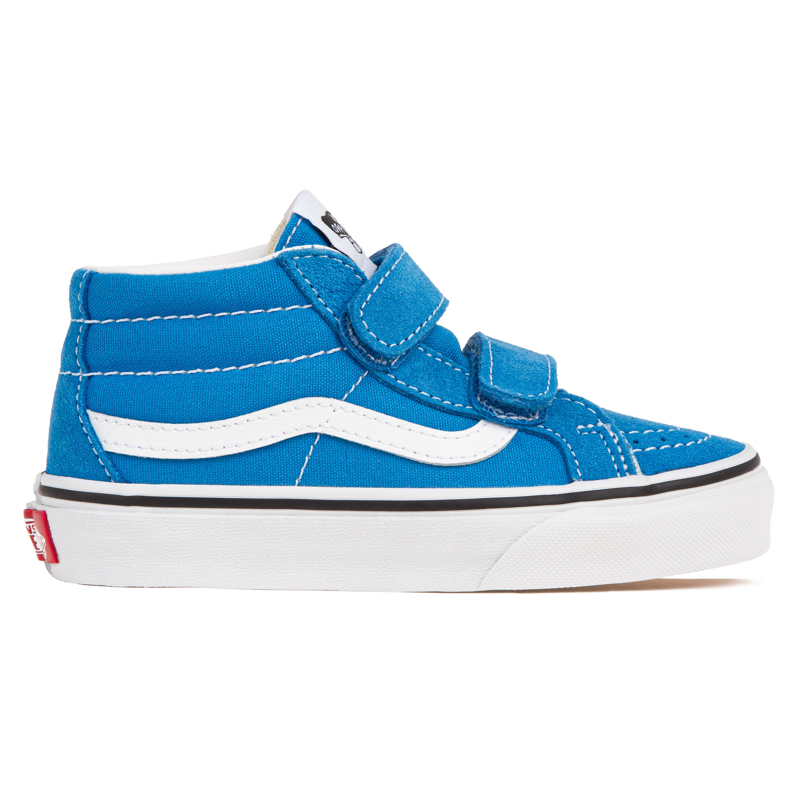 Vans, Kids Sk8-mid Velcro - Blue