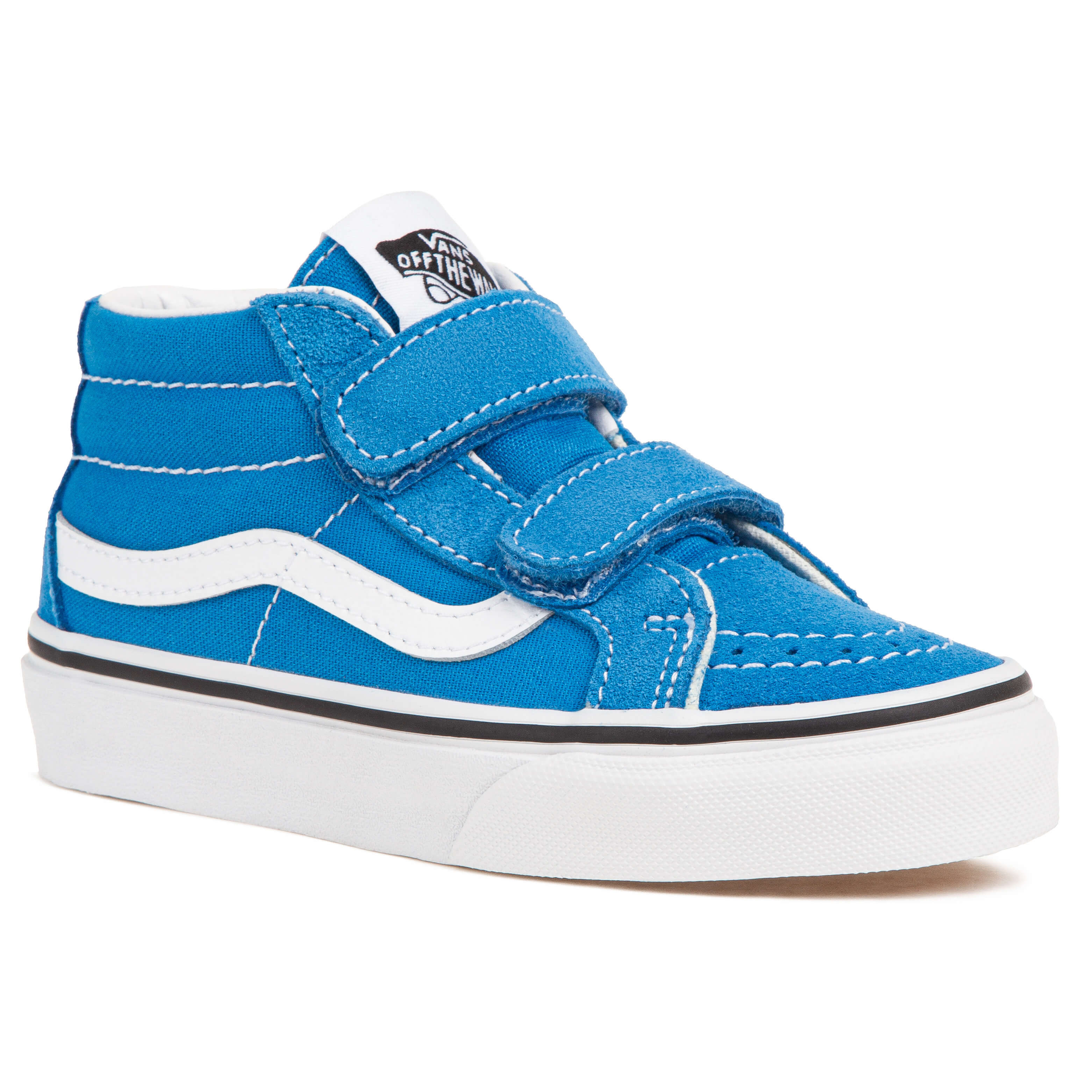 Vans, Kids Sk8-mid Velcro - Blue