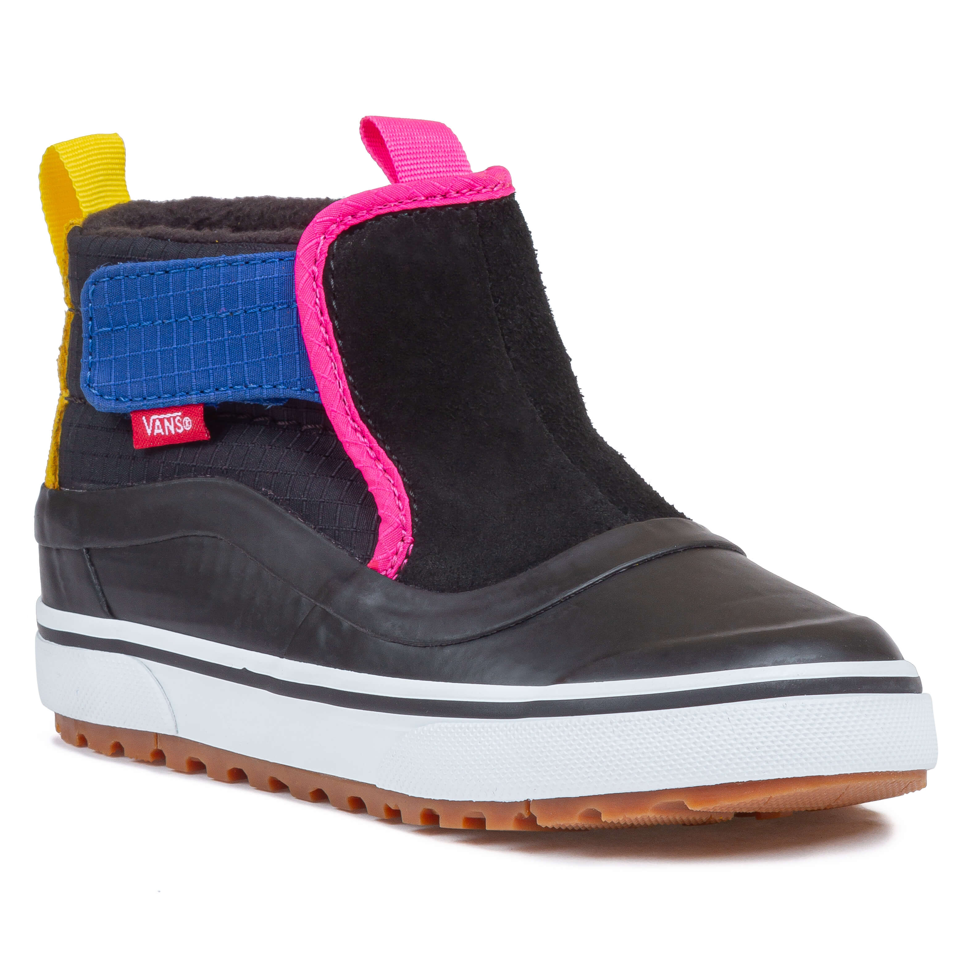 Vans, Kids Slip-on Hi Terrai Velcro Mte - Black