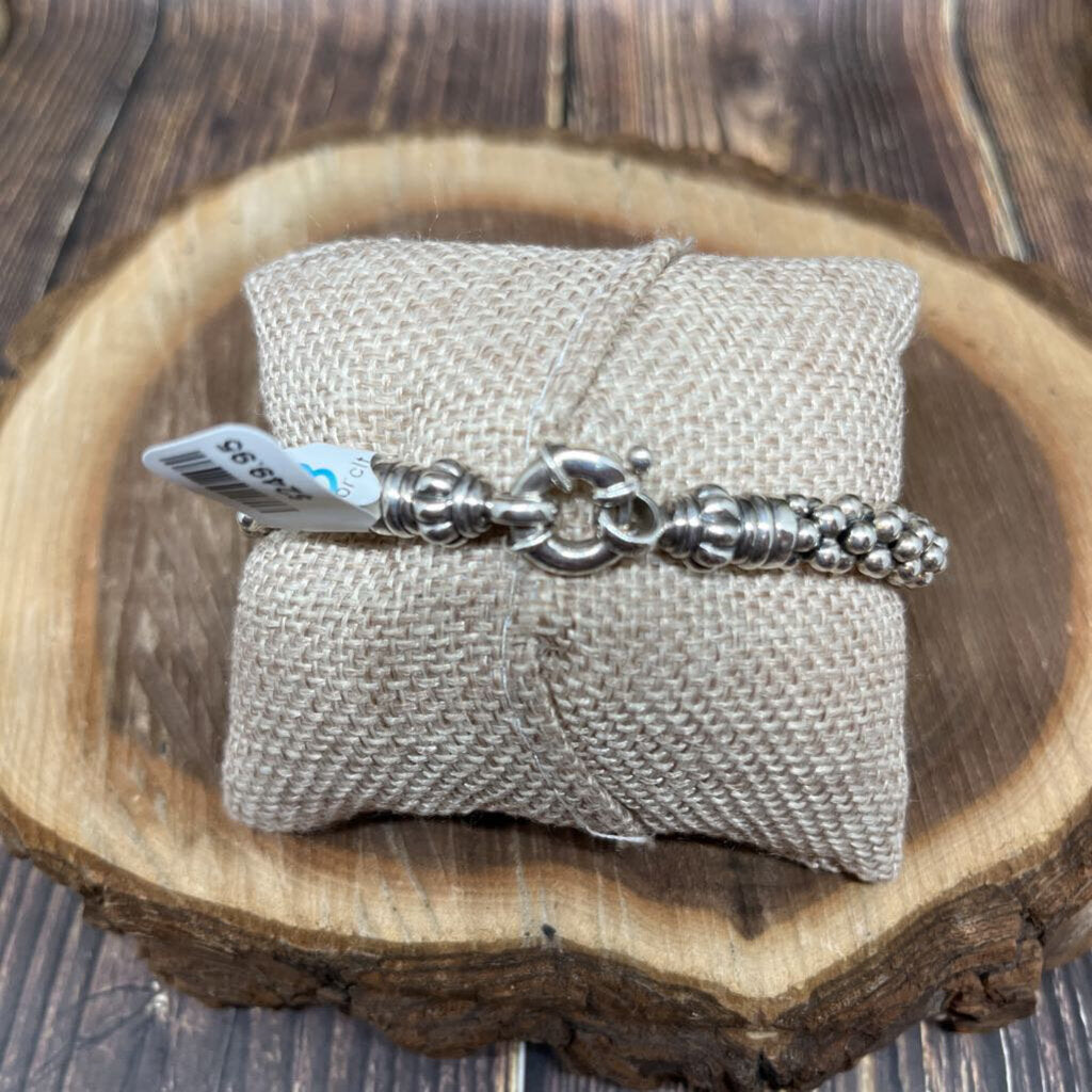 Lagos, Lagos Sterling Silver Caviar Bracelet