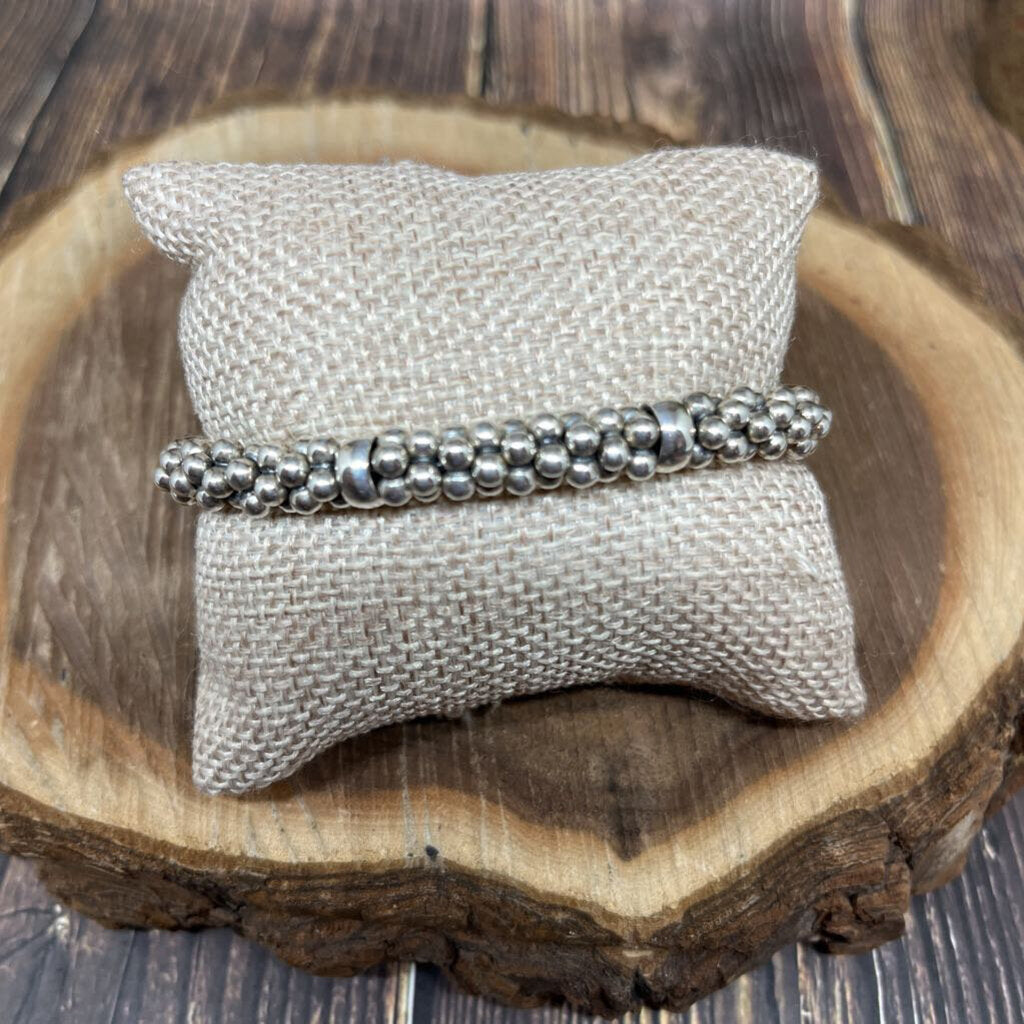 Lagos, Lagos Sterling Silver Caviar Bracelet