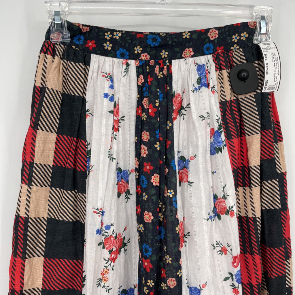 Let Me Be, Let Me Be Multi Print Skirt