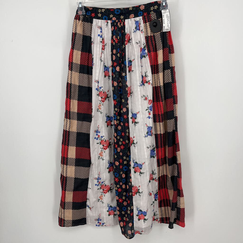 Let Me Be, Let Me Be Multi Print Skirt