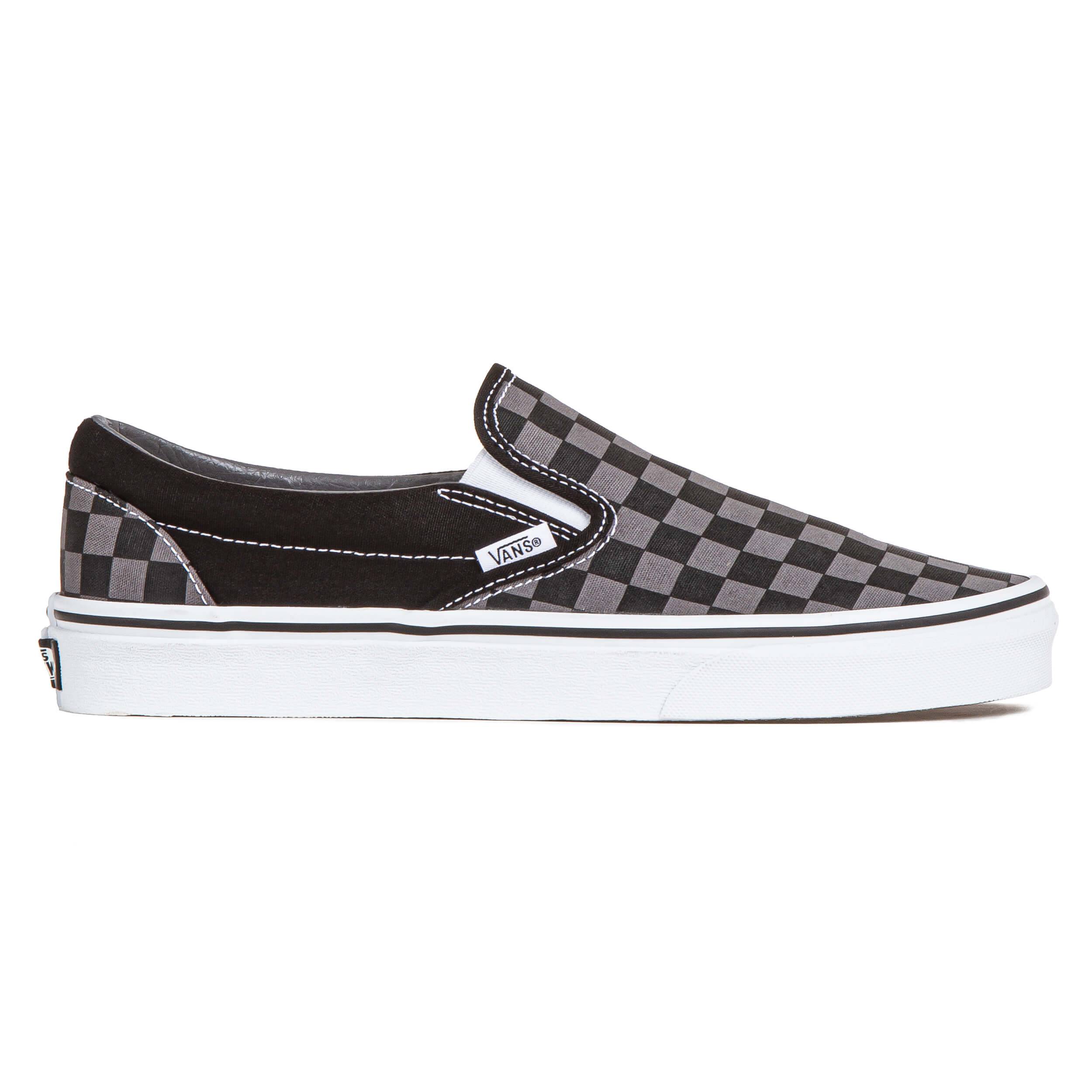 Vans, Men's Classic Slip-on Checkerboard - Pewter