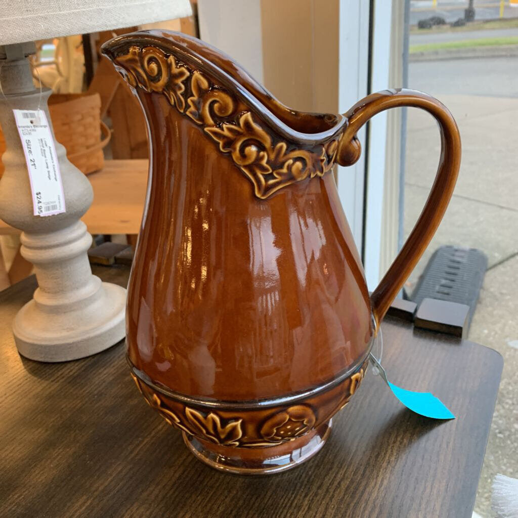 Certified International, Ornate Pitcher