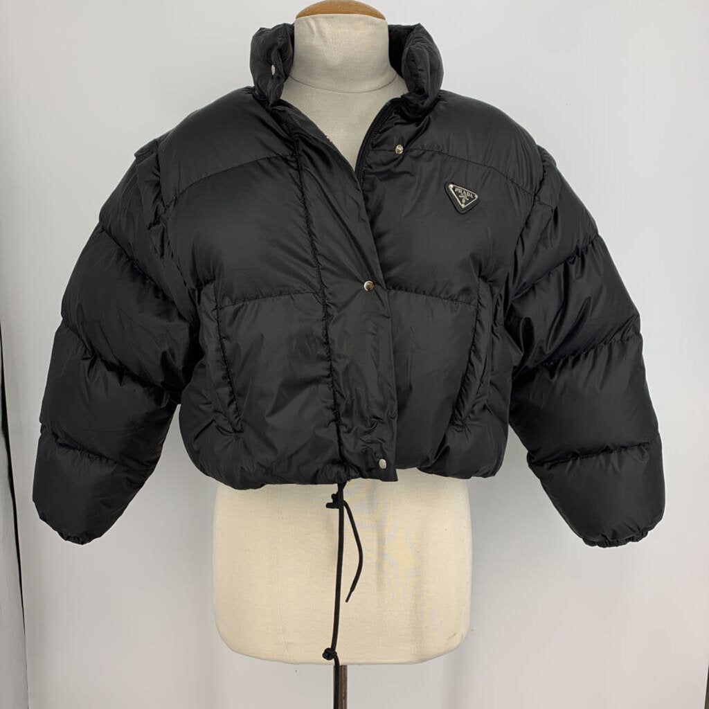 Prada, Prada Cropped Puffer Coat