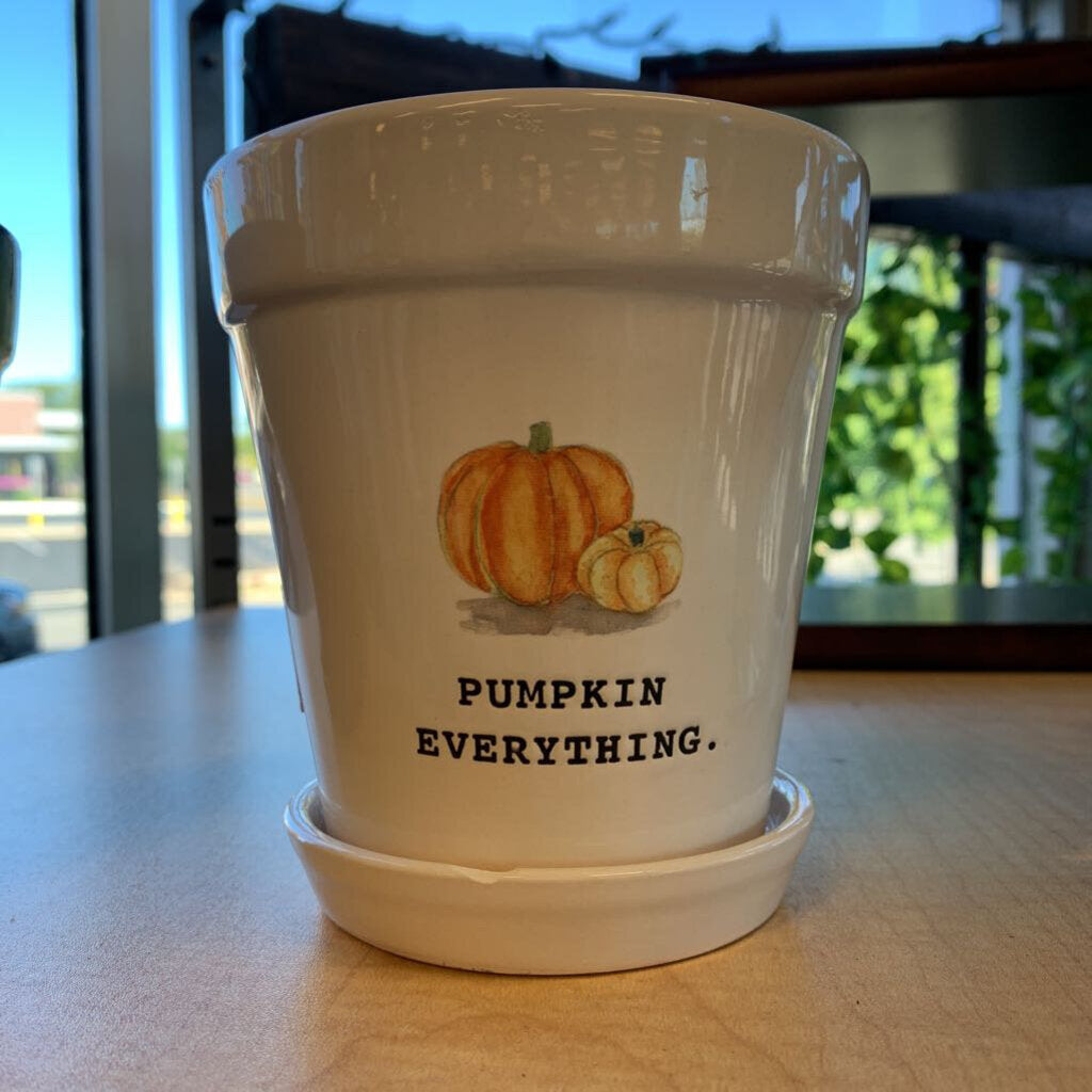 Rae Dunn, Pumpkin Everything Flower Pot