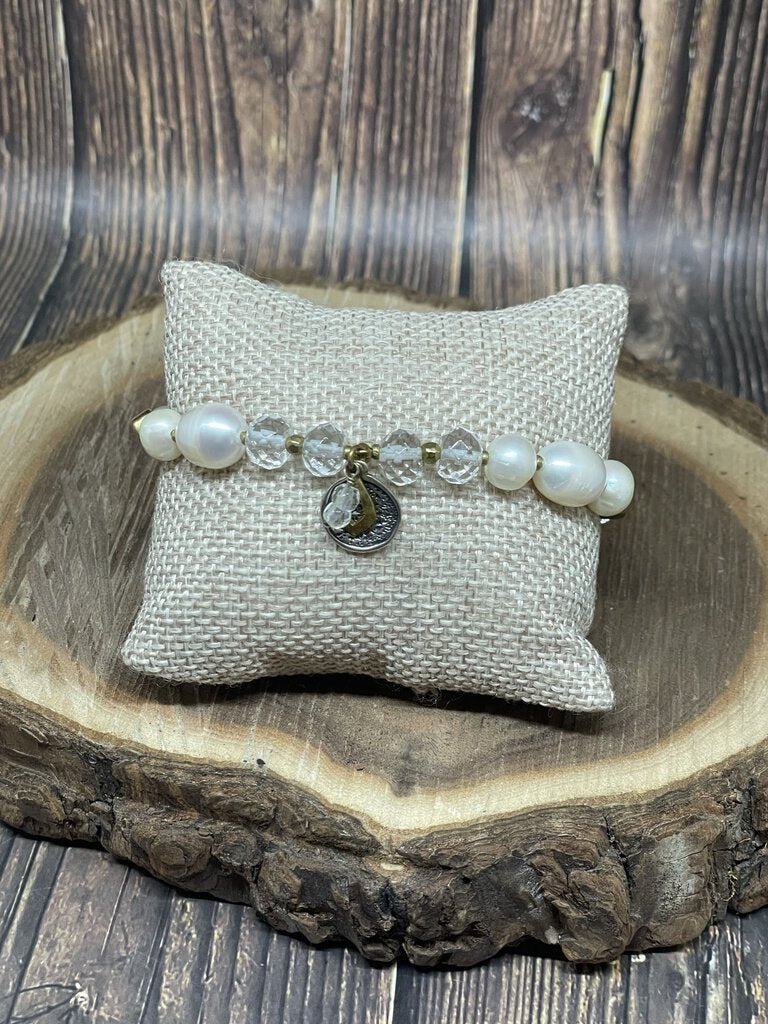 Silpada, Silpada 'Down to Earth' Pearl Bracelet