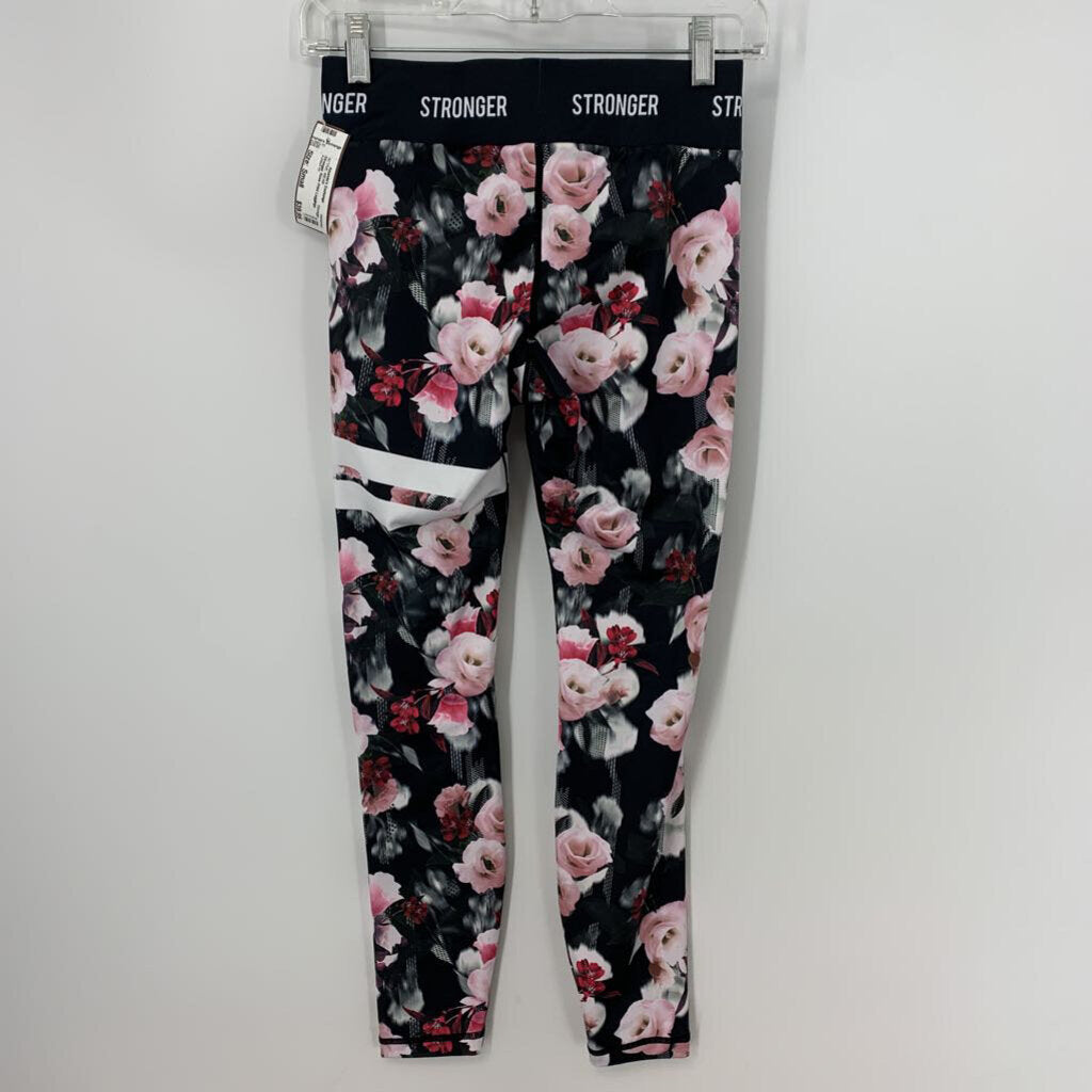 Stronger, Stronger Rose Print Leggings