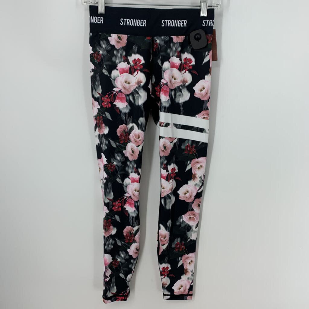 Stronger, Stronger Rose Print Leggings