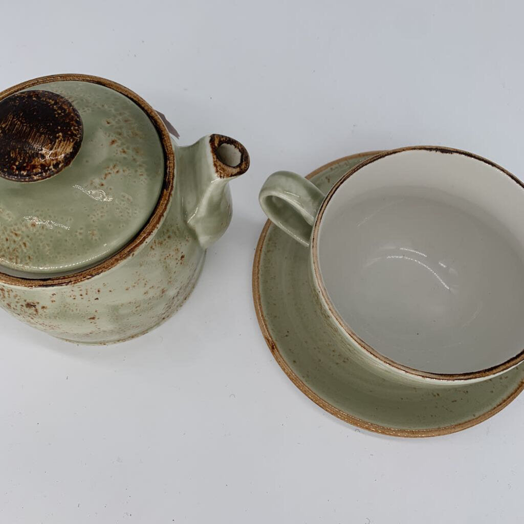 Steelite, Teapot & Teacup Set