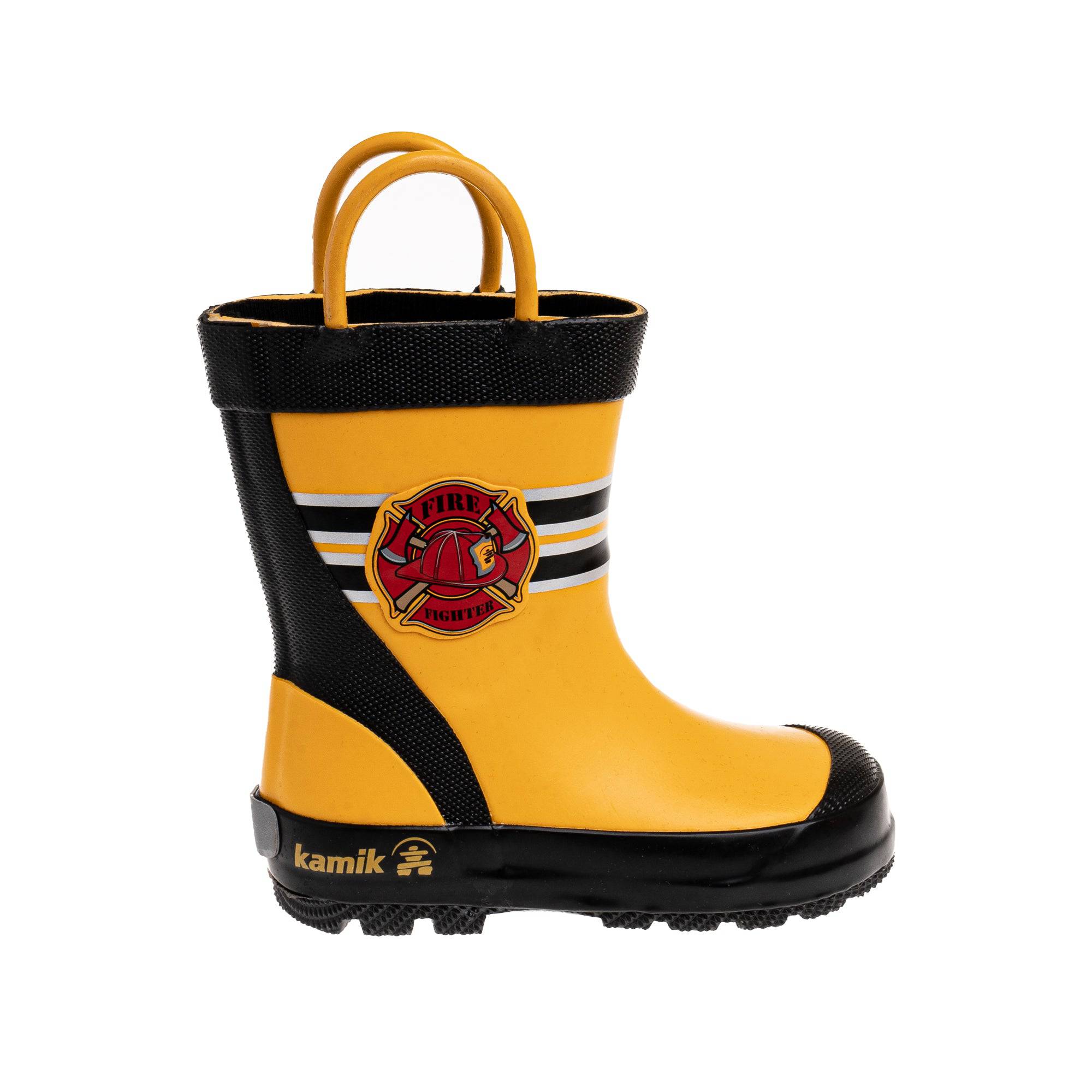 Kamik, Toddlers Fireman Rain Boot - Yellow