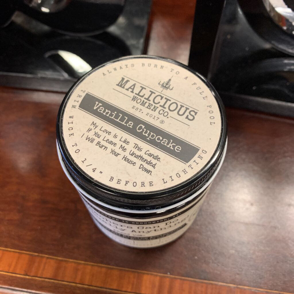 Malicious Women Co, Vanilla Cupcake Candle