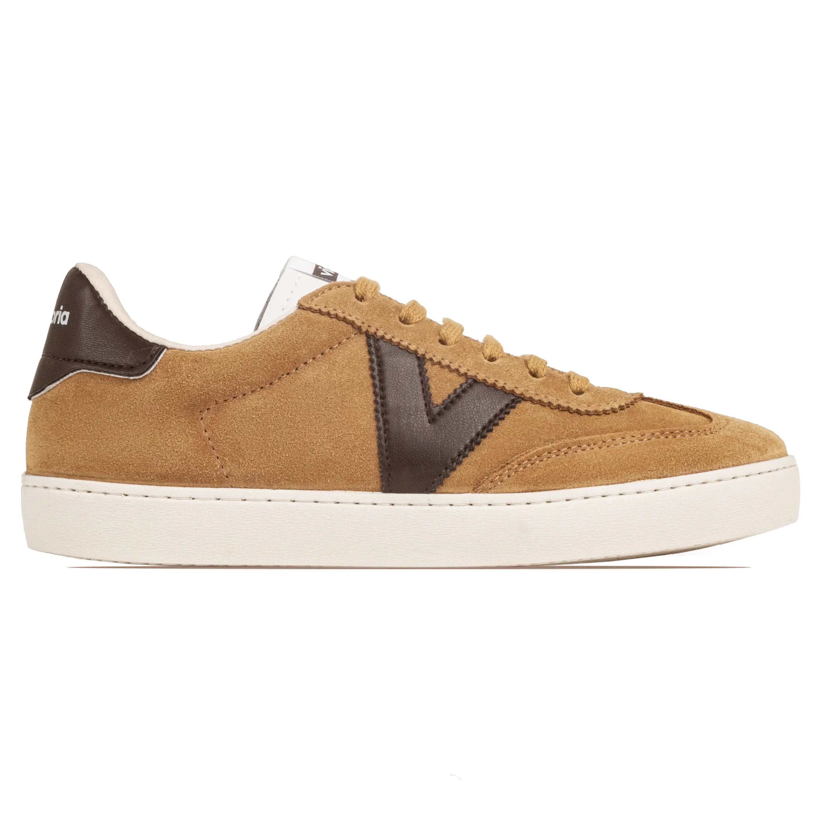 Victoria, Women's Berlin Bike Toe Suede - Camel