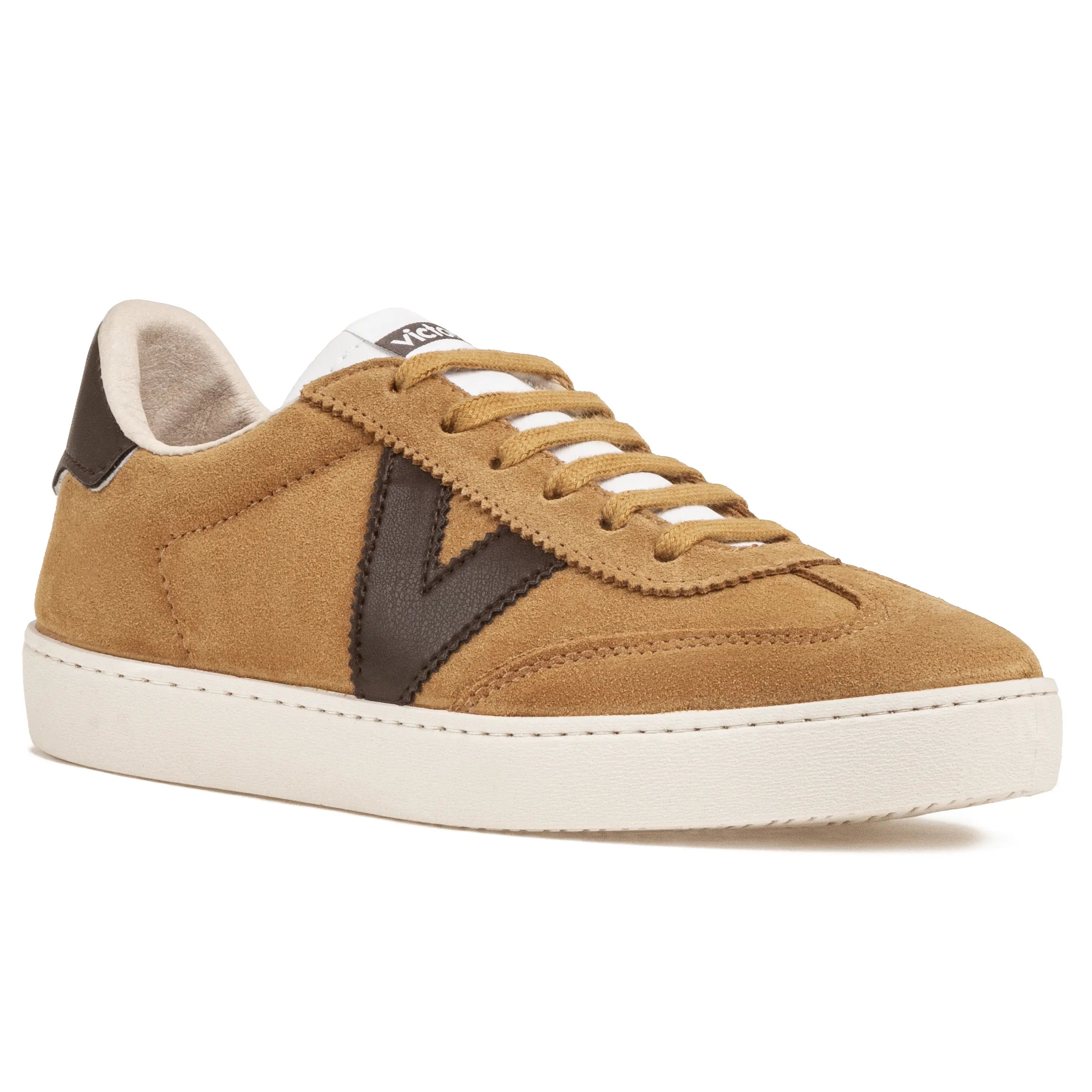 Victoria, Women's Berlin Bike Toe Suede - Camel